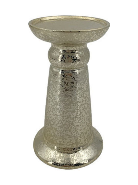 Marhome Platou Decorativ Ceramică Auriu 1buc 20x20x4buc