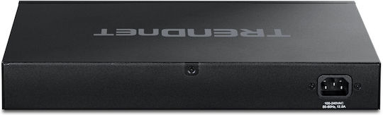 Trendnet TPE-7124SBF L2 PoE Switch με 8 Θύρες Gigabit (10Gbps) Ethernet και 4 SFP Θύρες