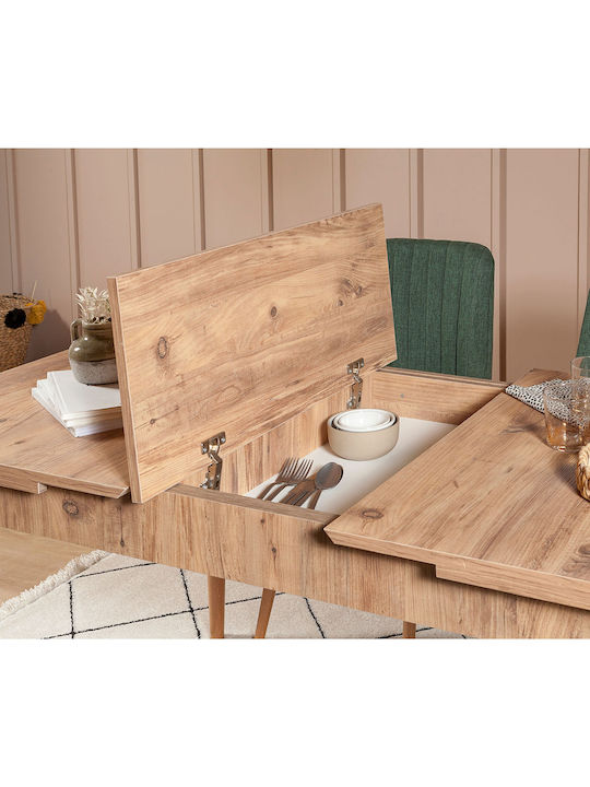 Dining Room Vina Expandable 5pcs 165(+)x80cm