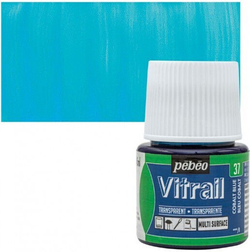 Pebeo Craft Pigment Blue Outline for Glass 45ml