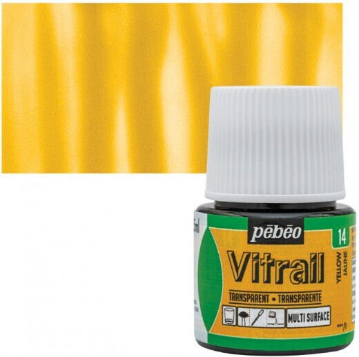 Pebeo Craft Pigment Orange Outline for Glass 45ml