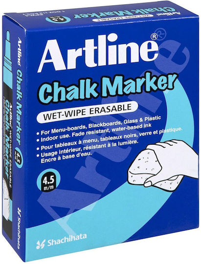 Artline Marker White Blackboard Liquid Chalk 4.0mm