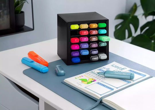 Faber-Castell Textliner Μαρκαδόροι Υπογράμμισης Πολύχρωμο Σετ 24 χρώματα