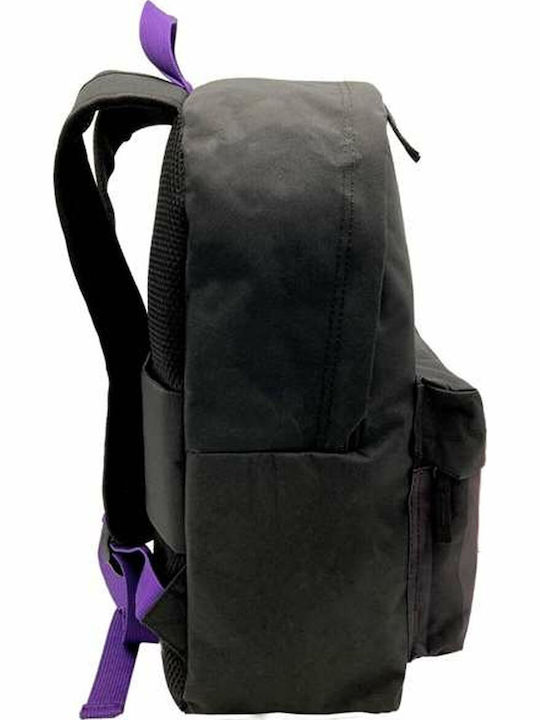 TOYBAGS Σχολική Τσάντα Πλάτης Γυμνασίου - Λυκείου Μαύρη
