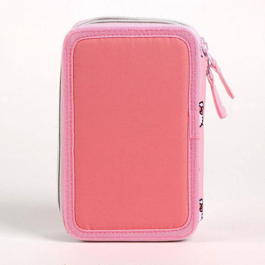 Cerda Federmäppchen mit 3 Fächern Rosa