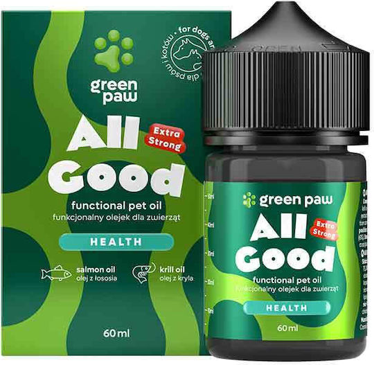 Green Paw Έλαιο Κάνναβης Σκύλου 60ml για Διαχείριση Άγχους & Στρες