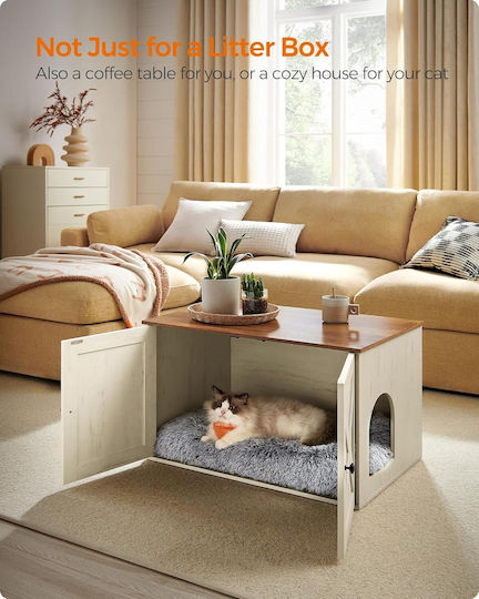 Feandrea Furniture Cat Toilet 80x53cm 1pcs