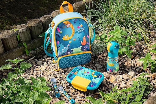 Maped Picnik Schulische Isothermische Hand-Lunch-Tasche 7.1Es Mehrfarbig 17 x 25 x 21cm Dschungel-Fieber