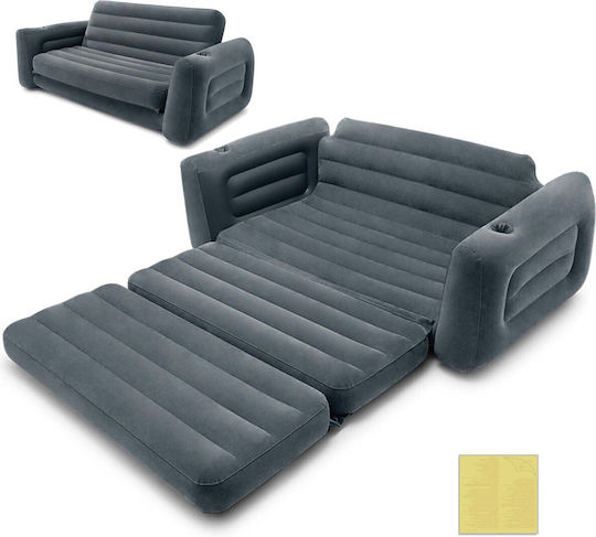 Intex Inflatable Sofa for 2 People Gray 234x203cm