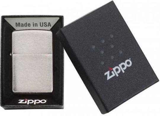 Zippo Запалка Пламък В Сребрист Цвят