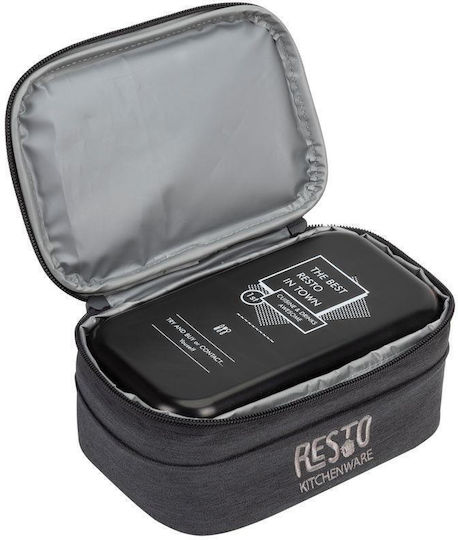 Resto Grey Handheld Insulated Bag 1.7 Liters L8.5 x W12 x H17 cm