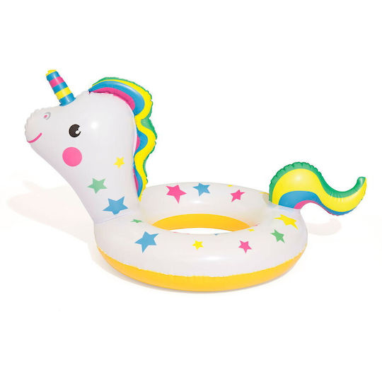 Bestway Kids' Swim Ring Unicorn with Diameter 81cm. for 4-6 Years Old White Unicorn