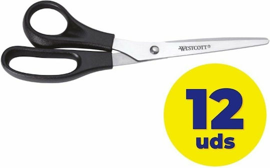 Westcott Scissors for Crafts 20.4cm with Stainless Steel Blade Black 1pcs