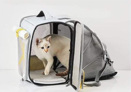 Petkit Breezy Dog/Cat Carrying Gray Backpack for 6kg Pets L35xW27xH43cm