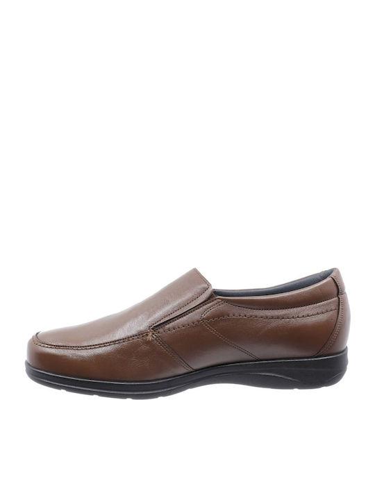 Leder Herren Freizeitschuhe Anatomisch Tabac Braun