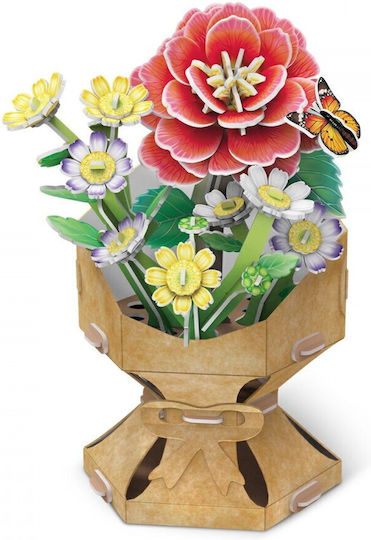 Camellia Flower Bouquet Puzzle 3D 109pcs