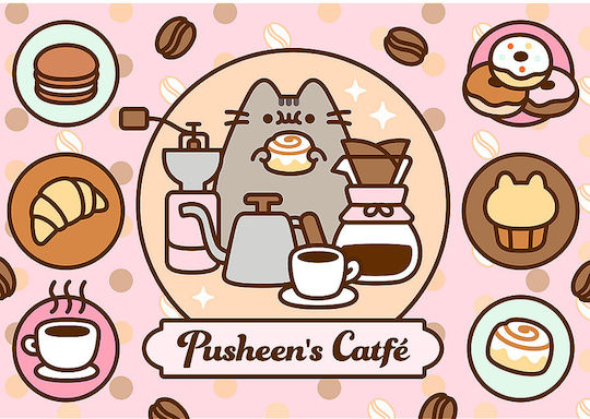 Pusheen At The Café Puzzle 2D 500 Pieces