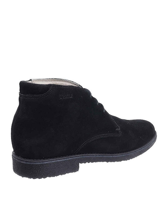 Leder Schwarz Herrenstiefel