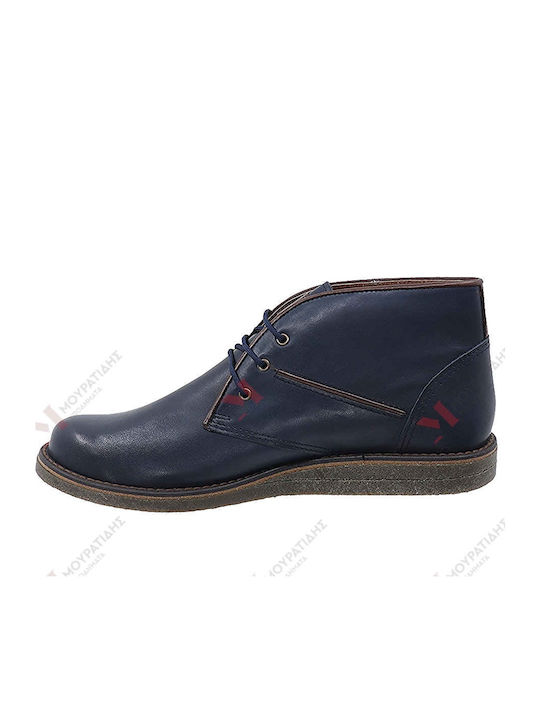 Leder Schwarz Herrenstiefel