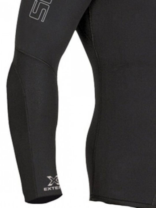 Seac Race Flex Comfort Wetsuit Jacket with Chest Pad for Speargun Black 7mm