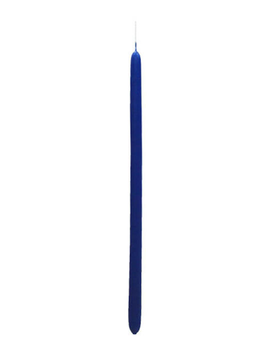 Easter Candle Round 40cm Blue 12-01-0019-10