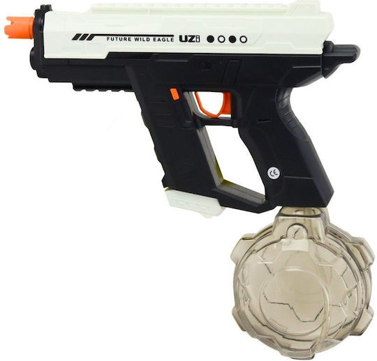 Automatic Electric Water Gun 10m Black White 800ml Lean Toys