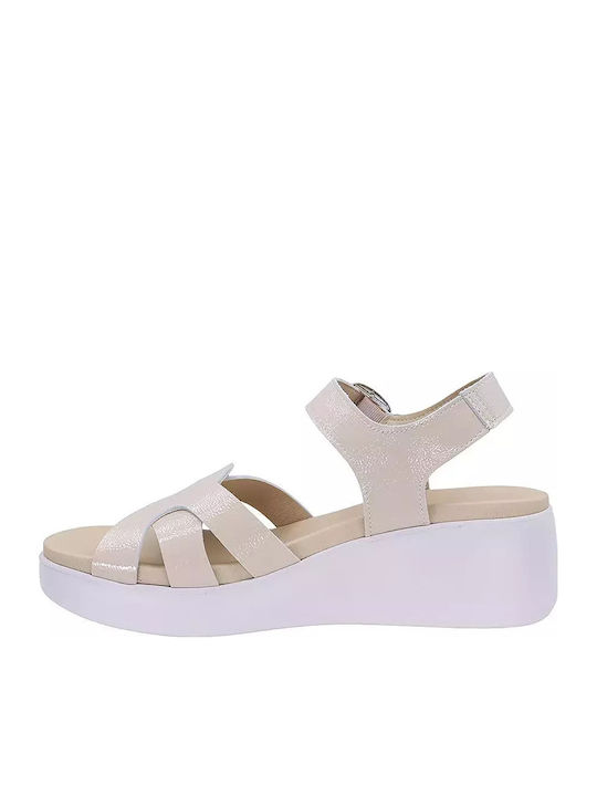Anatomische Damenplattformen Beige