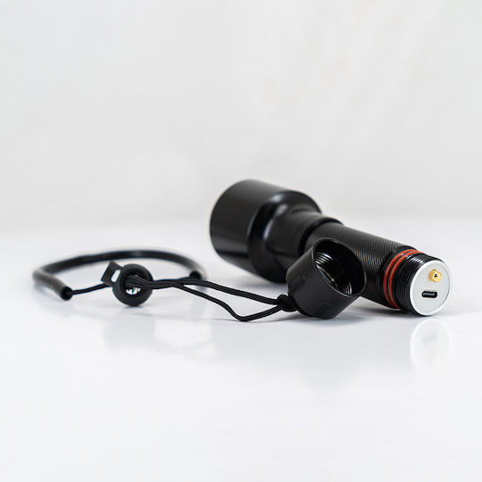 XDive Diving Safety Light Rechargeable LED with Brightness 1200lm for Maximum Depth 100m Cree