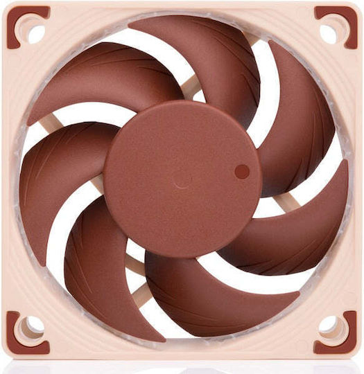Noctua Case Fan 60mm with Without LEDs Lighting and Connection 4-Pin PWM 1pcs Brown