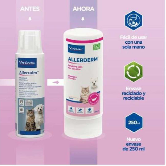 Virbac Allerderm Shampoo Dog Sensitive Skin 714109