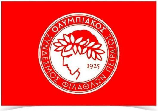 Flagge von Olympiakos Polyester 150x90cm
