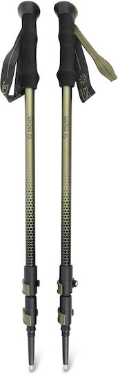 Escape Explorer Telescopic Trekking Poles Aluminum 2pcs Green