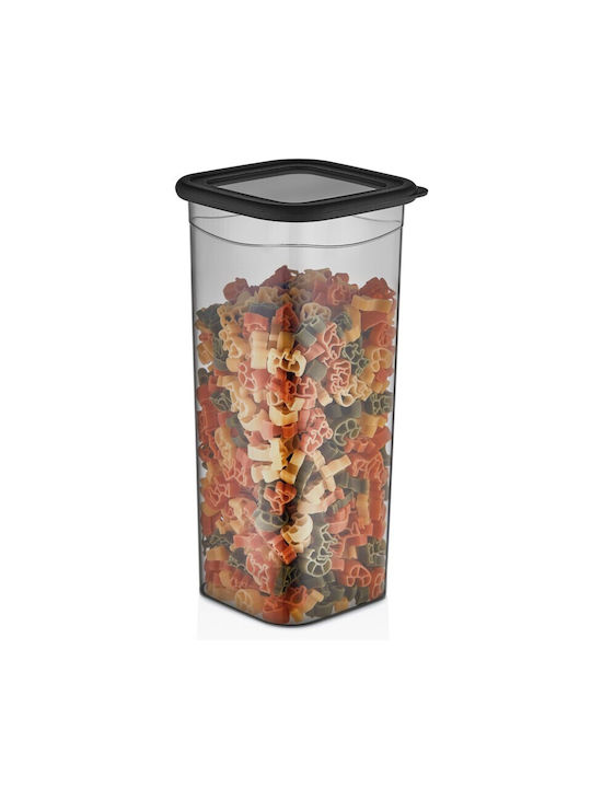 Viosarp Vase General Use with Lid Plastic Transparent 1800ml
