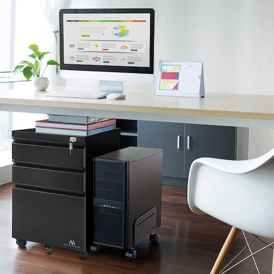 Maclean Energy Schreibtischschublade Schwarz