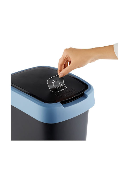 Litter Bin Rotho Swing Litter Bin Rotho Twist 10l Black Dark Blue