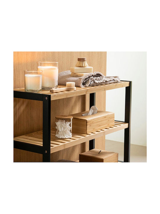 Set aus klaren Glasbehältern mit Holzdeckel Andrea House 2-teilig