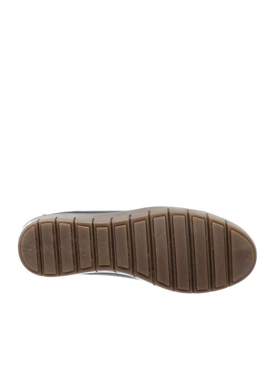 Γυναικεία Slip-On Δερμάτινα Μαύρα