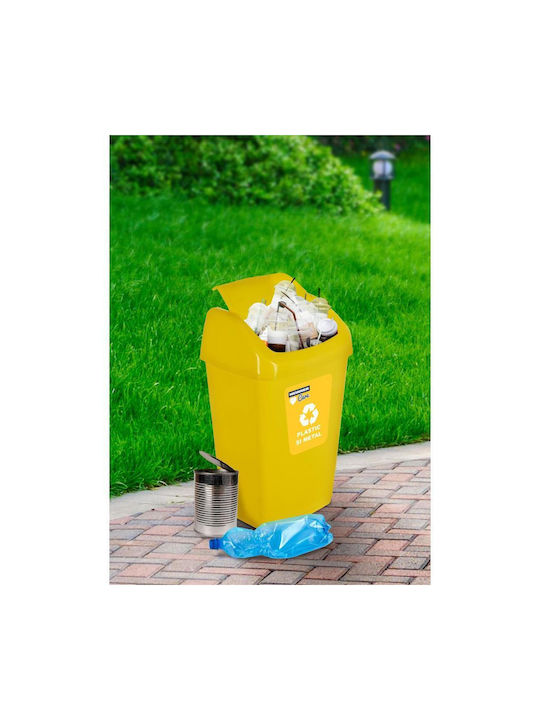 Eco 35 L Recycling Bin Yellow