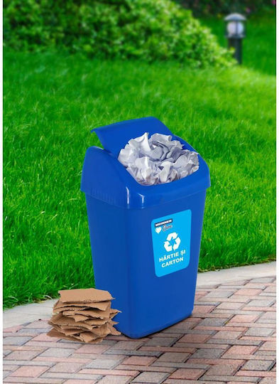 Coș de reciclare ecologic 35 L albastru Coș de reciclare ecologic 35 L albastru