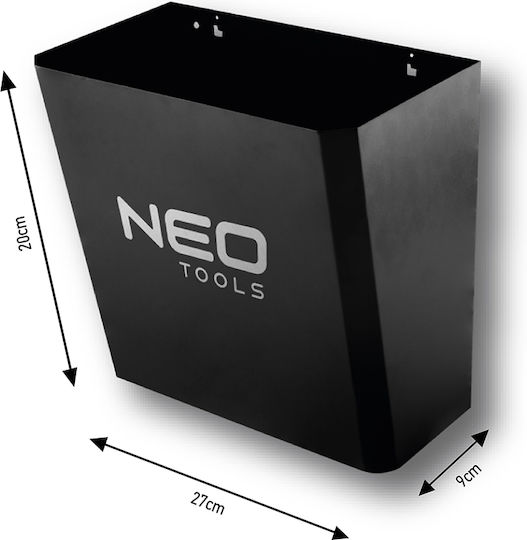 NEO Κάδος Απορριμμάτων Πλαστικός Μαύρος 5.5lt