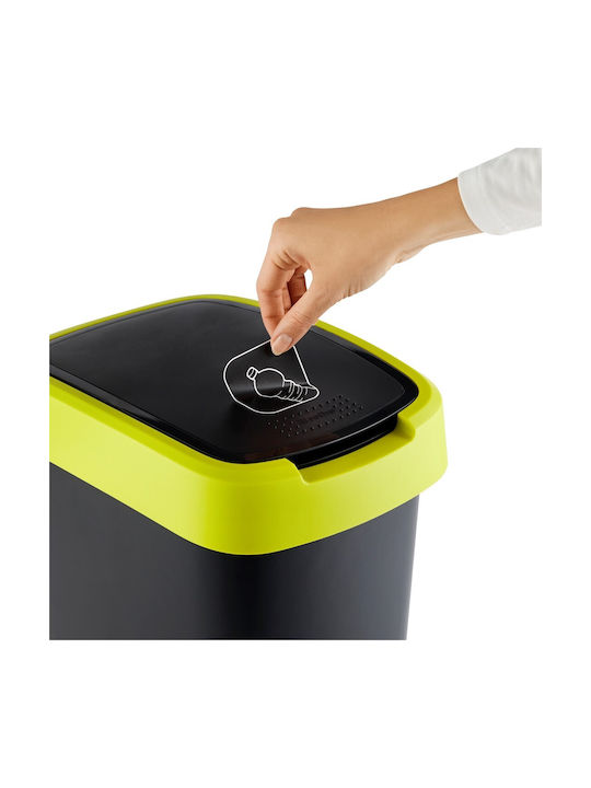 Rotho Babydesign Coș de Gunoi Plastic Negru 25lt 1buc