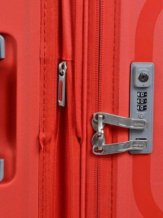 Delsey Clavel Valiză Mare De Călătorie Dură Tangerine Portocalie Cu 4 Roți Înălțime 70.5cm