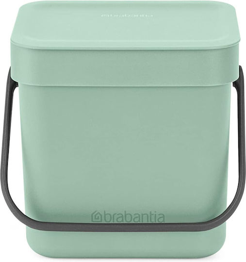 Brabantia Sort Кошче Отпадъци Пластмасов Зелен 3лт 1бр Brabantia Sort Кошче Отпадъци Пластмасов Зелен 3лт 1бр