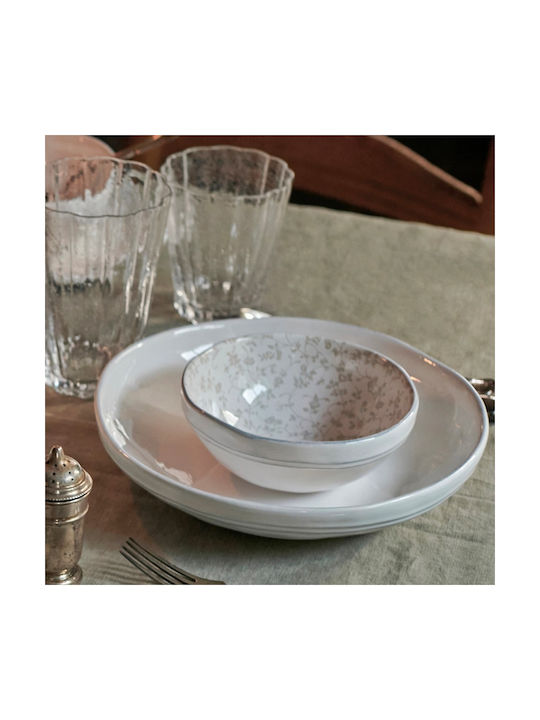 Laura Ashley Artisan Müslischüssel Rund Keramik White mit Durchmesser 13cm