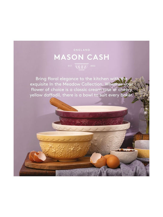 Mason Cash Bol de Servire Rotund Ceramică Galben cu Diametru 21buc