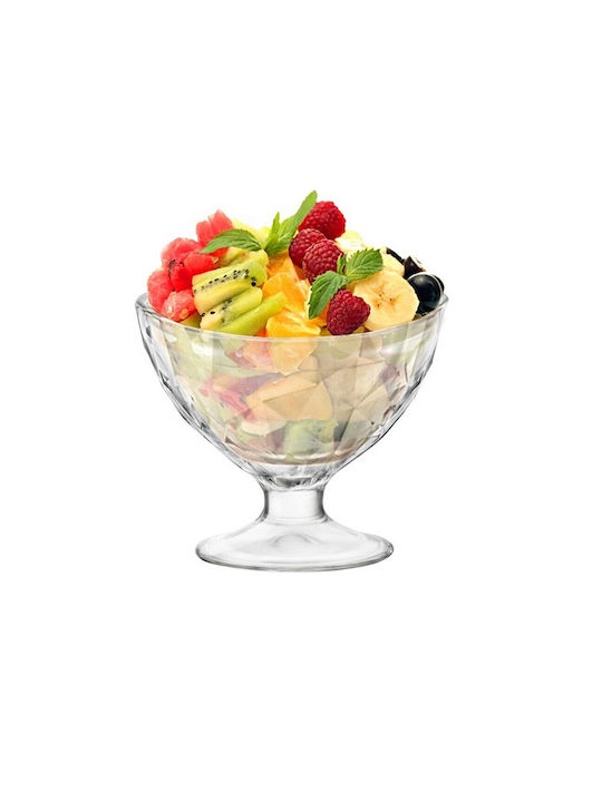 Bormioli Rocco Diamond Bol de Servire pentru Înghețată Rotund Sticlă Transparent cu Diametru 11.1buc 2buc