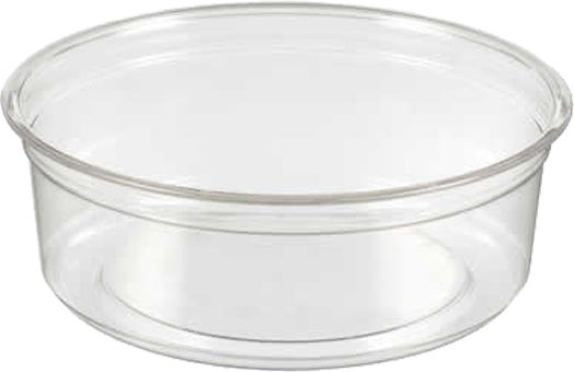 Intertan Bol de Servire Rotund Plastic Transparent cu Diametru 11.7buc