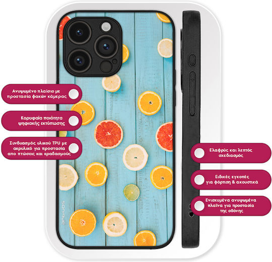 Калъф Sonique Fruit Series Motorla Moto G31 4g Moto G41 4g Грейпфрут