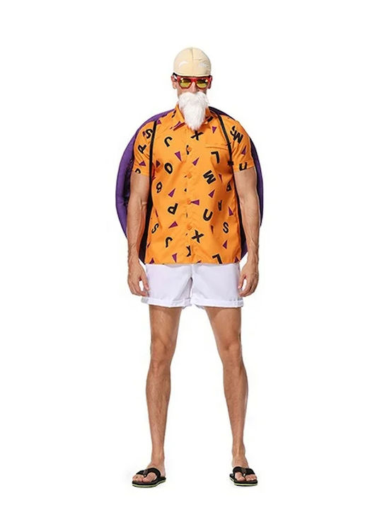 Männliche Kostüm Anime Charakter Alice Party 19863 Kopfteil Bart Brille Hose Hemd Schildkröte