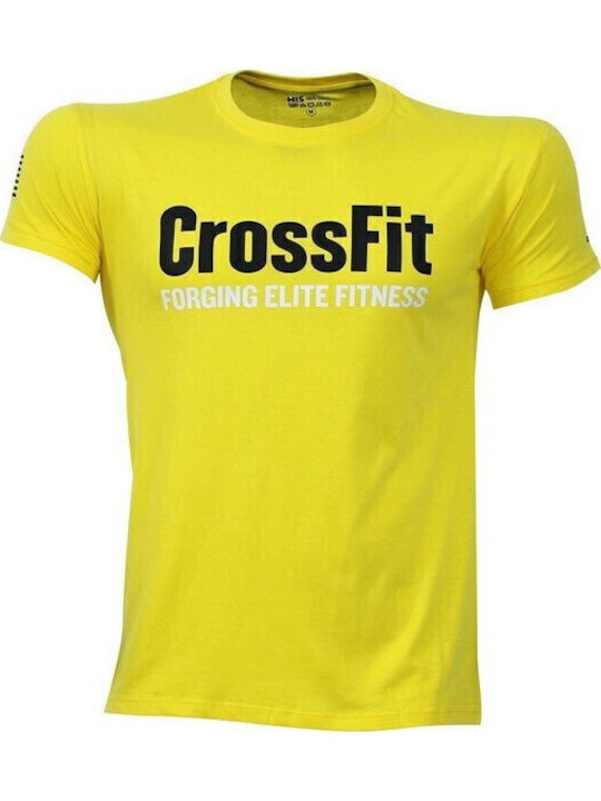 Sportliches T-Shirt Gelb